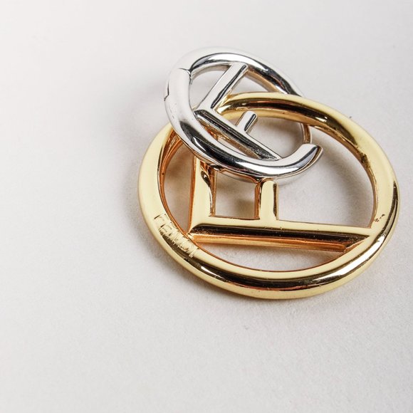 Fendi 3 Hoop Earrings - Picture 3 of 4